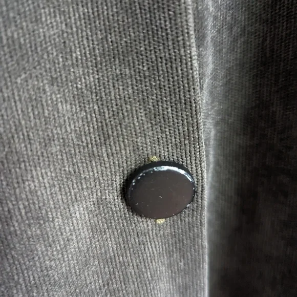 ZARA Forest Green Casual Academia Button Front Long Sleeves Mini Dress Large - Picture 5 of 14